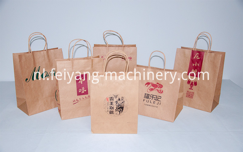 Papieren zakken Kleurrijke Twisted Paper Rope Paper Bags Colorful Twisted Paper Rope